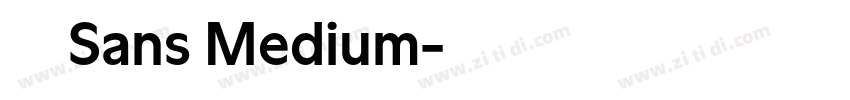 派悦Sans Medium字体转换